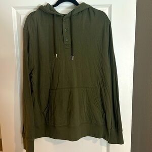 Goodfellow & Co men’s olive green hoodie